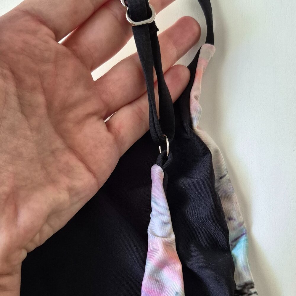 High Cut Multi-Color One Piece Bathing Suit - Picture 10 of 10